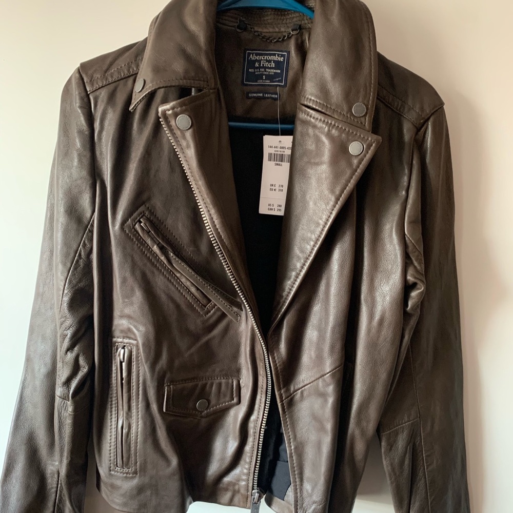 Abercrombie & Fitch Leather Jacket (WMNS)